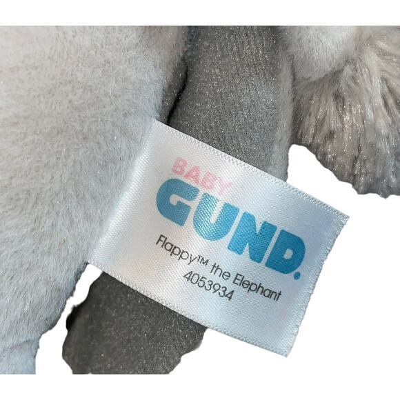 Baby Gund Plush Elephant Flappy Singing Peek A Boo Toy Gray Animated Tested 11" - Picture 9 of 10